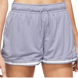 NWT Nike sportswear essentials mesh mid rise loose fit 2” shorts indigo …